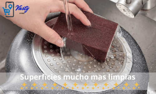 SET DE 5 ESPONJAS ABRASIVAS MULTIUSO.