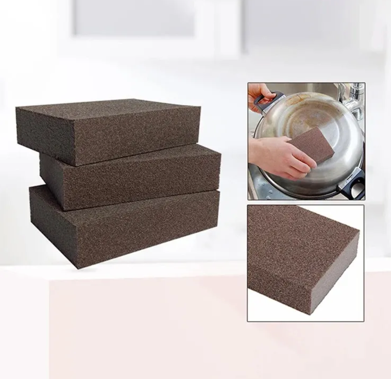 Set 5 Esponjas Abrasivas Para Ollas